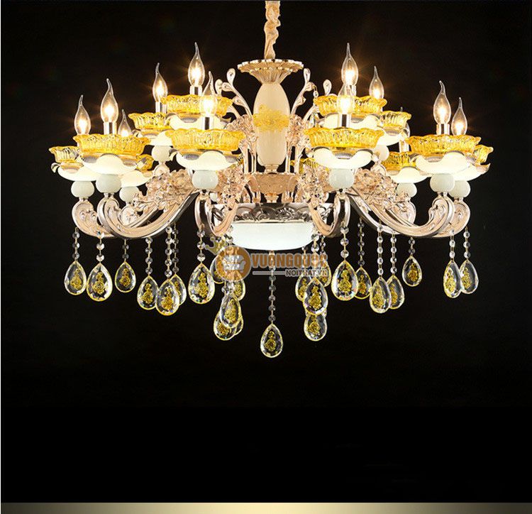 Đèn chùm pha lê nến trang trí nhập khẩu CM226-7